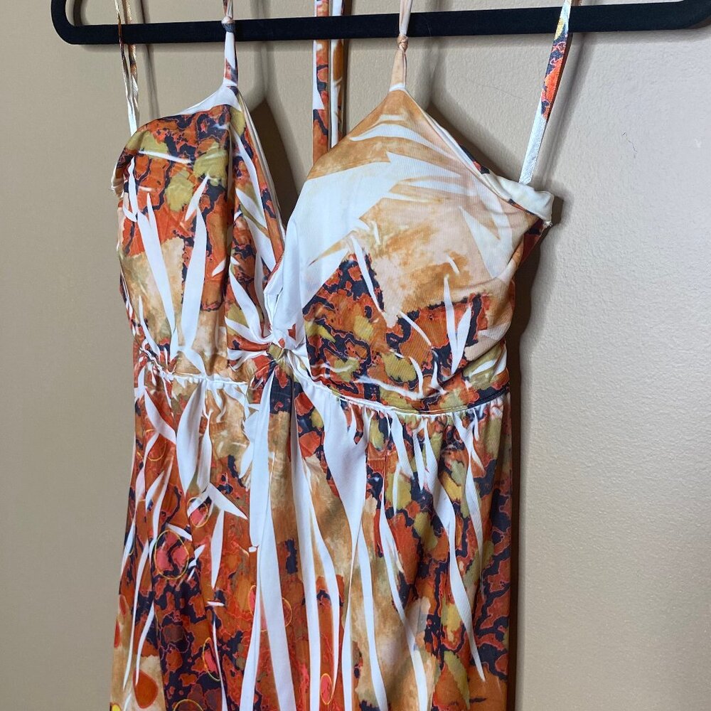 Playful Wild Print Summer Maxi Dress